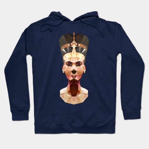 Nefertiti Hoodie by PolygonHeroes